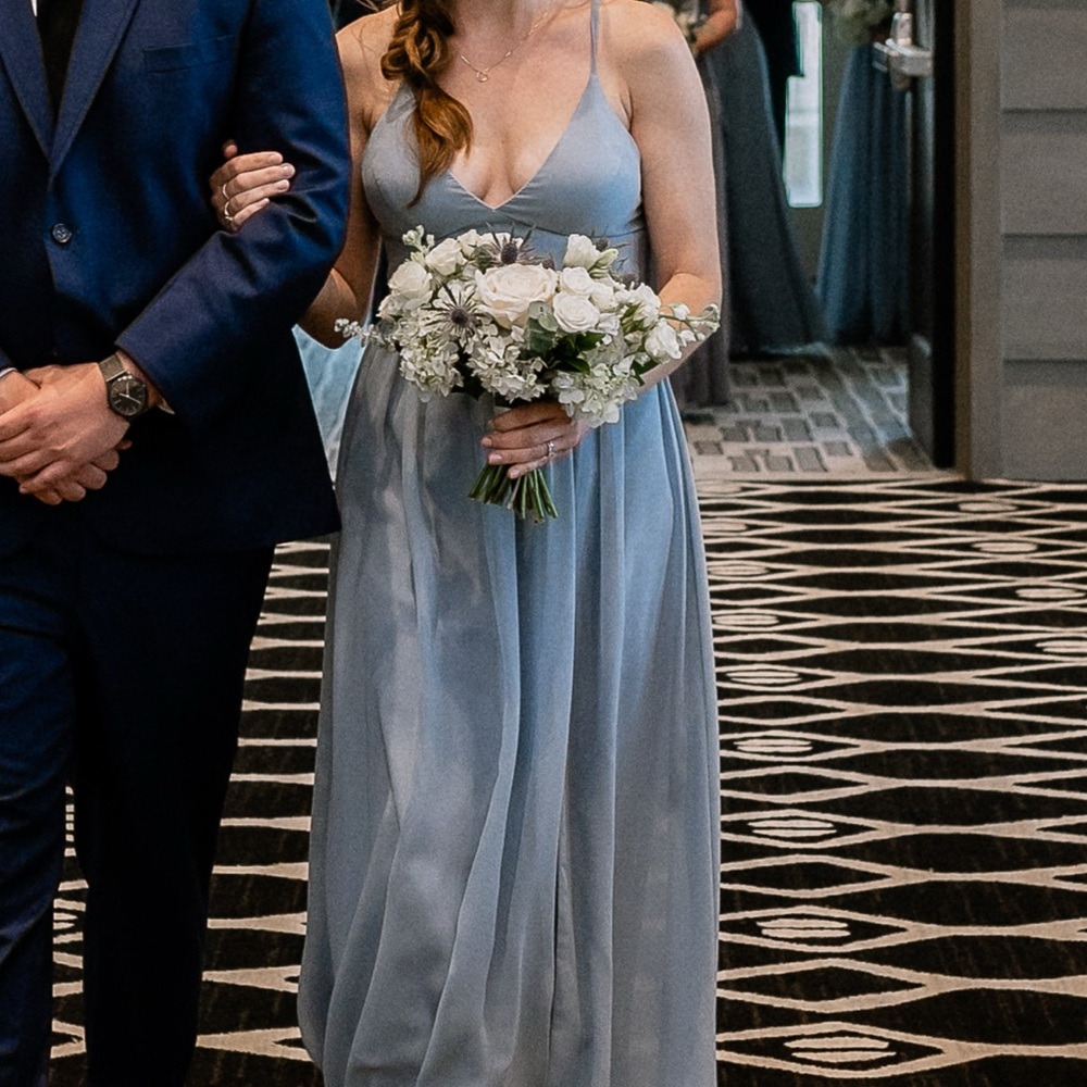 Azazie Light Blue Gown